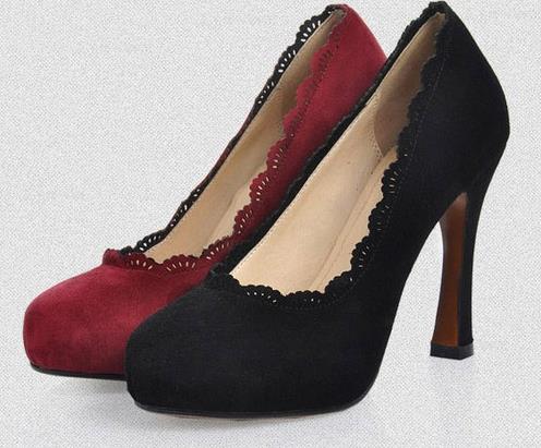 5款蕾丝镂空高跟鞋的搭配：高跟鞋彰显端庄优雅女人味