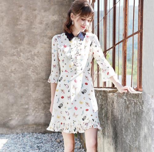 2017新款连衣裙图片推荐：清新自然惹人爱