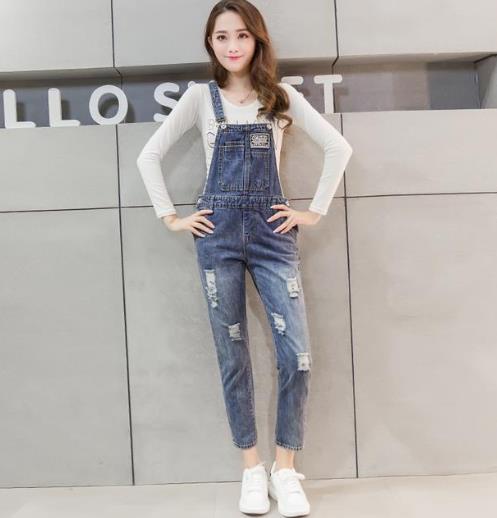 2017流行文艺背带裤+阔腿裤组合：超级减龄显瘦