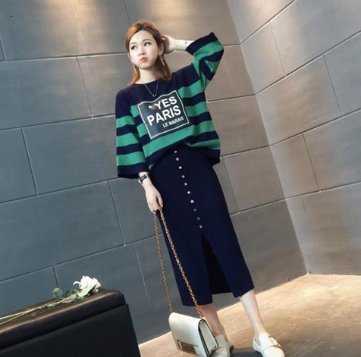 时尚针织套装怎么搭配：引领时尚套装推荐（图）