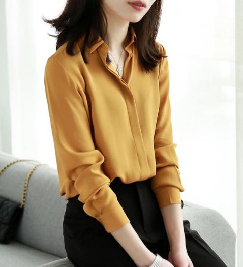 阔腿裤搭配大码宽松短袖真丝衬衫：优雅女人味(图)