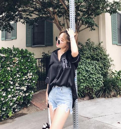 破洞流苏蓝色牛仔裤：6款增高显瘦短裤分享（图）