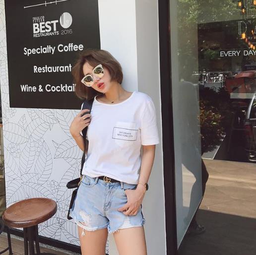 破洞流苏蓝色牛仔裤：6款增高显瘦短裤分享（图）