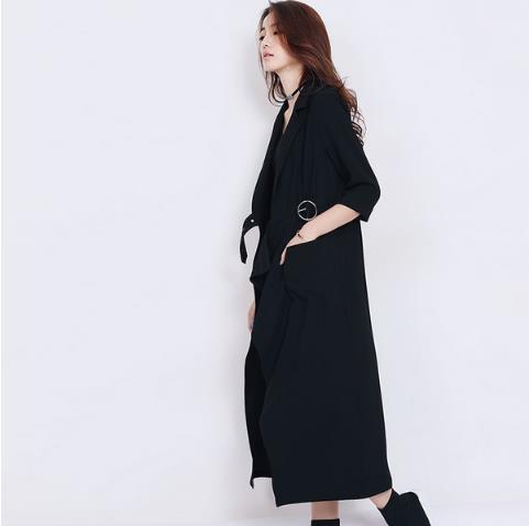 宽松系带中长风衣的多种搭配：5款时尚风衣推荐（图）