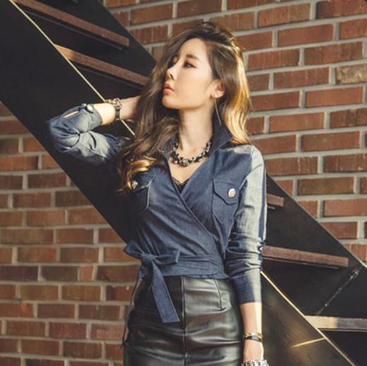 6款镂空刺绣轻薄牛仔衬衫：帅气性感又百搭（图）