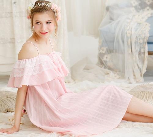 2017复古一字领两穿睡裙：女装新款睡裙推荐（图）