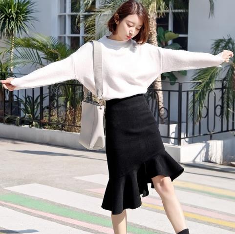 怎样才能穿出婀娜窈窕曲线美 格子毛呢裙搭配示范