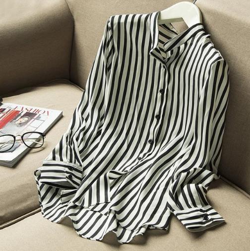 原来真丝衬衣可以这样穿：优雅又知性（图）