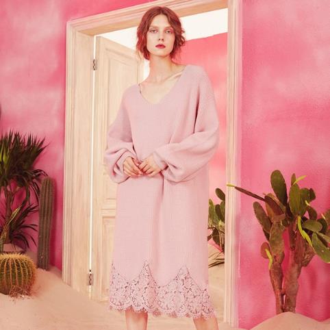 秋冬懒人必备针织裙搭配 打造不费力的时髦感