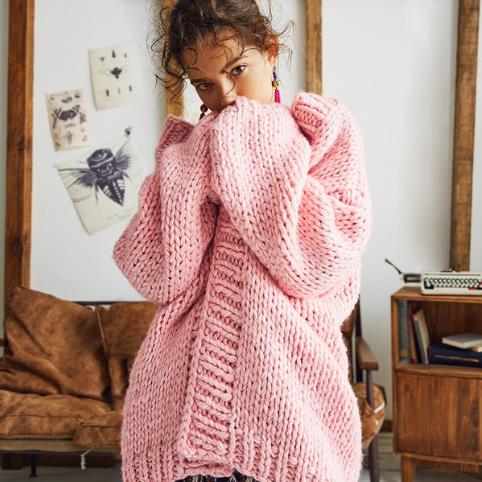 早春时尚穿搭:粗线针织纯色开衫推荐(图) 早春时尚穿搭:粗线针织纯色开衫推荐(图)