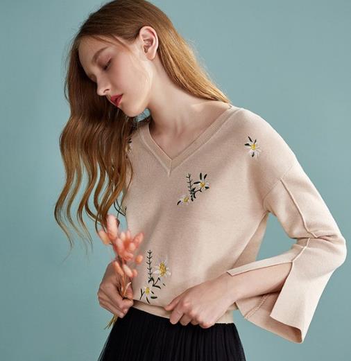 显瘦显高显气质的撞色拼接套头衫 你买了吗