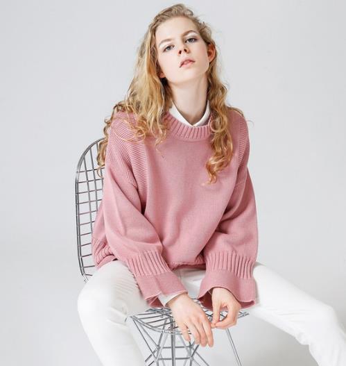 显瘦显高显气质的撞色拼接套头衫 你买了吗