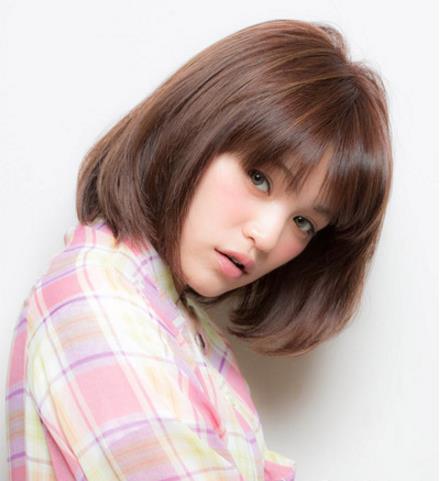 秋冬大热棕色系bobo头 清新修颜显气质（图）