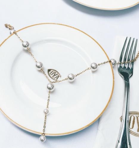 名媛气质时尚大气的多层珍珠锁骨链搭配分享（图）