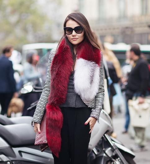 御寒必备时尚耐看又保暖的围巾（图）