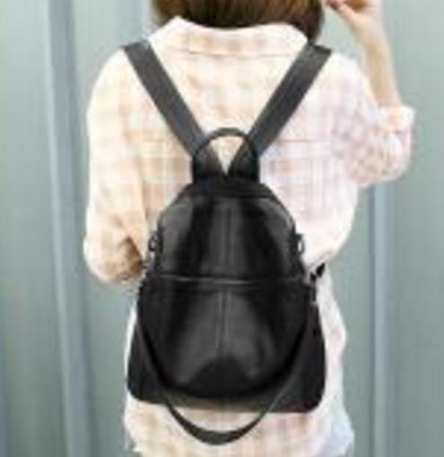 明星同款真皮双肩包来袭：时尚减龄显气质（图）