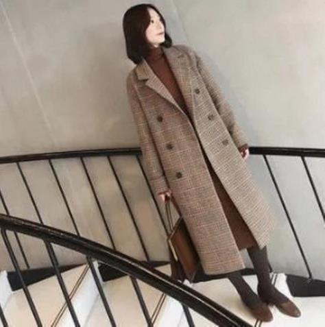 复古优雅减龄有气质的格子大衣搭配推荐（图）