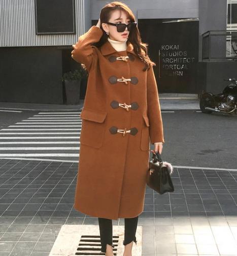 韩国女生秋冬时尚显瘦大衣搭配示范（图）