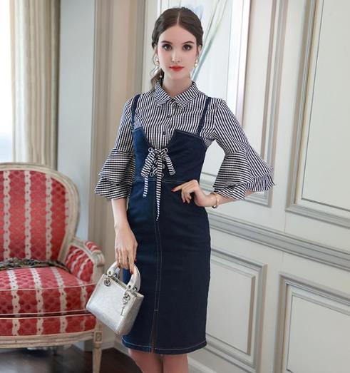 春装针织衬衫裙已经上新 时髦就要抢先一步（图）