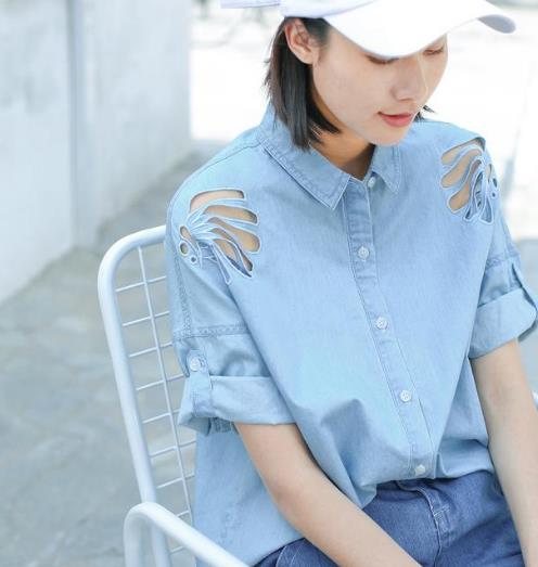 6款时尚牛仔衬衫 帅气性感又百搭(图) 6款时尚牛仔衬衫 帅气性感又百搭(图)