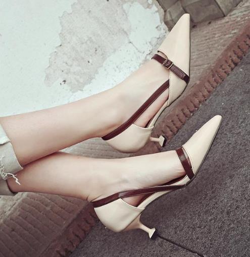 2018新款百搭猫跟鞋 美丽脚踝必穿猫跟鞋（图）