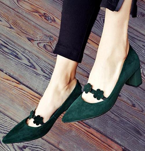 2018新款百搭猫跟鞋 美丽脚踝必穿猫跟鞋（图）