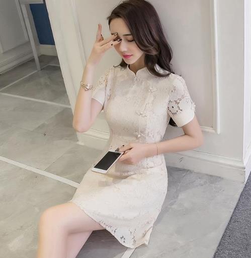 回头率太高都是蕾丝连衣裙惹的祸（图）