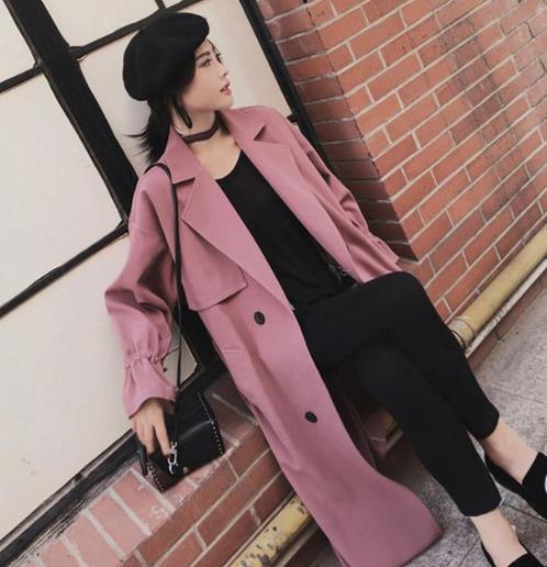 宽松舒适的早春外套 时尚显瘦显气质