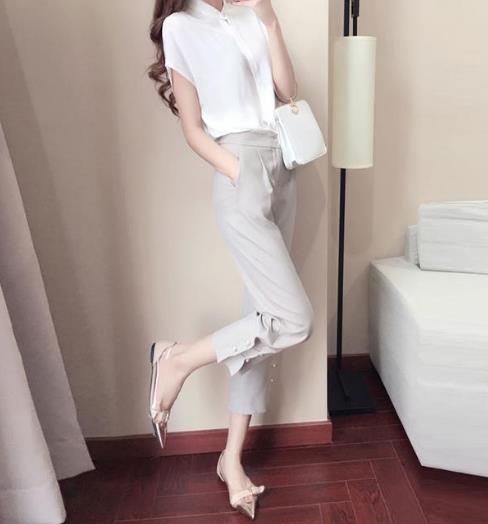 职场女性必备一款优雅气质阔腿裤套装（图）