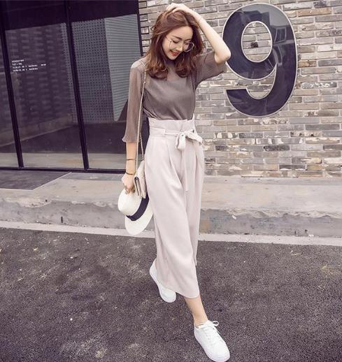 职场女性必备一款优雅气质阔腿裤套装（图）