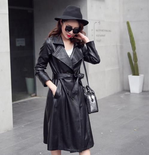 2018新款系带皮衣搭配：帅气又不失性感