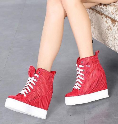 明星同款网面内增高鞋 轻松穿出大长腿