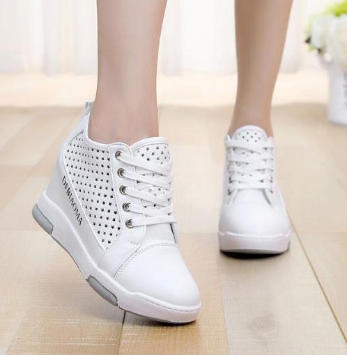 明星同款网面内增高鞋 轻松穿出大长腿