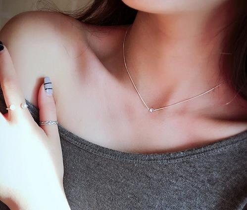 藏在你颈间的小个性 锁骨项链分享（图）