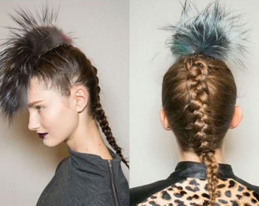 今年流行复古风发型：时尚麻花辫蔓延秀场（图）
