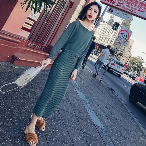 这几款时尚套装 随便穿就是一道亮丽的风景线