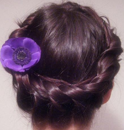 展现优雅气质的欧美复古盘发发型示范（图）