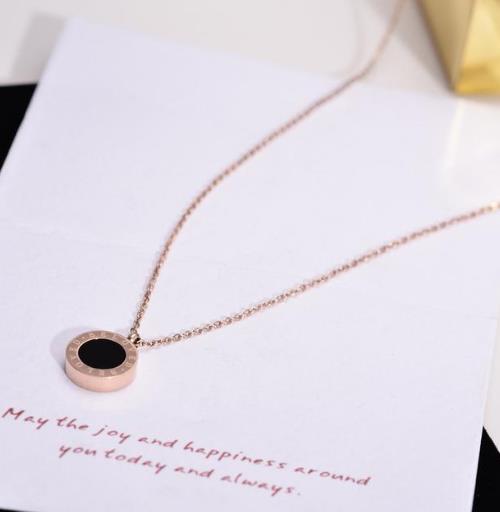 韩流明星的最爱 韩版玫瑰金短款项链推荐（图）