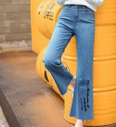 适合腿粗MM穿的喇叭牛仔裤 减龄显瘦 适合腿粗MM穿的喇叭牛仔裤 减龄显瘦