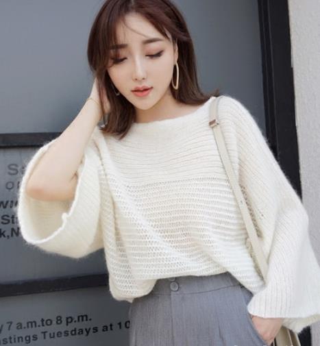 无毛衣不春天 性感优雅一字领毛衣推荐（图）