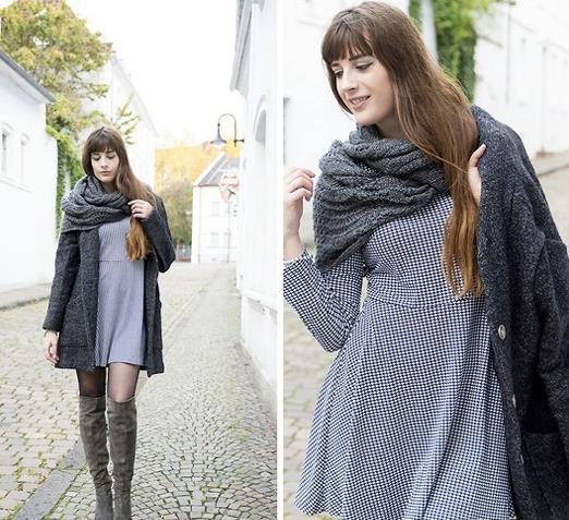 时尚达人亲自示范 围巾的多种时髦搭配(图) 时尚达人亲自示范 围巾的多种时髦搭配(图)
