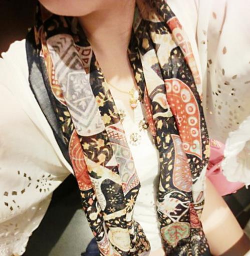 时尚达人必备 这几款温暖又时髦的围巾（图）