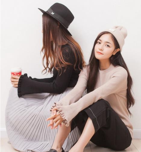 针织衫如何搭配裤子才时髦（图）