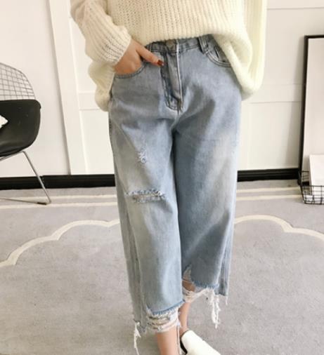 牛仔破洞裤这么破是因为它破得好看（图）