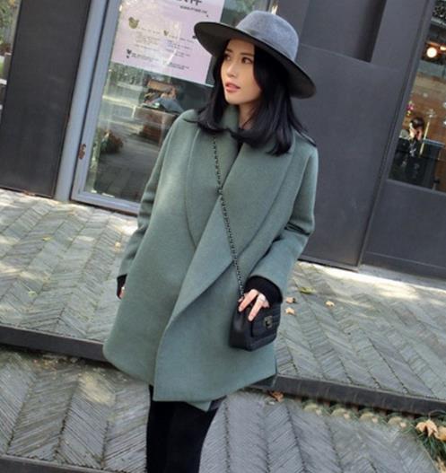 小个子们的大长腿 由毛呢外套来凸显（图）