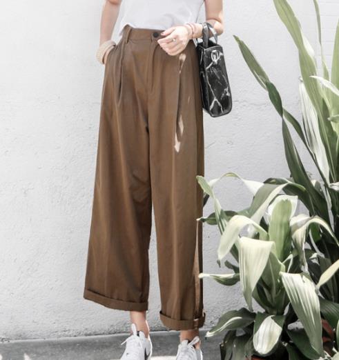 遮肉显瘦 一条阔腿裤可以解决（图）