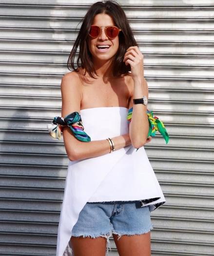 丝巾的用途超过你的想象 时尚优雅丝巾搭配