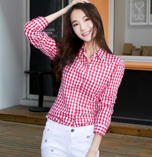 2018最新款宽松格子衬衫 照着买就对了(图) 2018最新款宽松格子衬衫 照着买就对了(图)