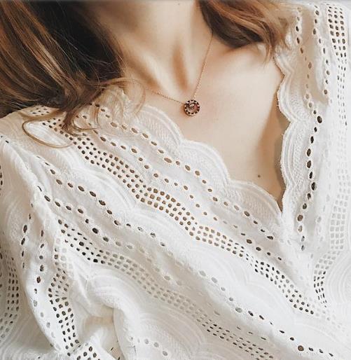 特别凸显淑女气质的玫瑰金项链分享（图）