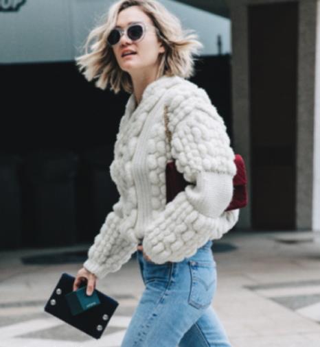 宽松毛衣的多种搭配 遮肉显瘦毛衣推荐（图）